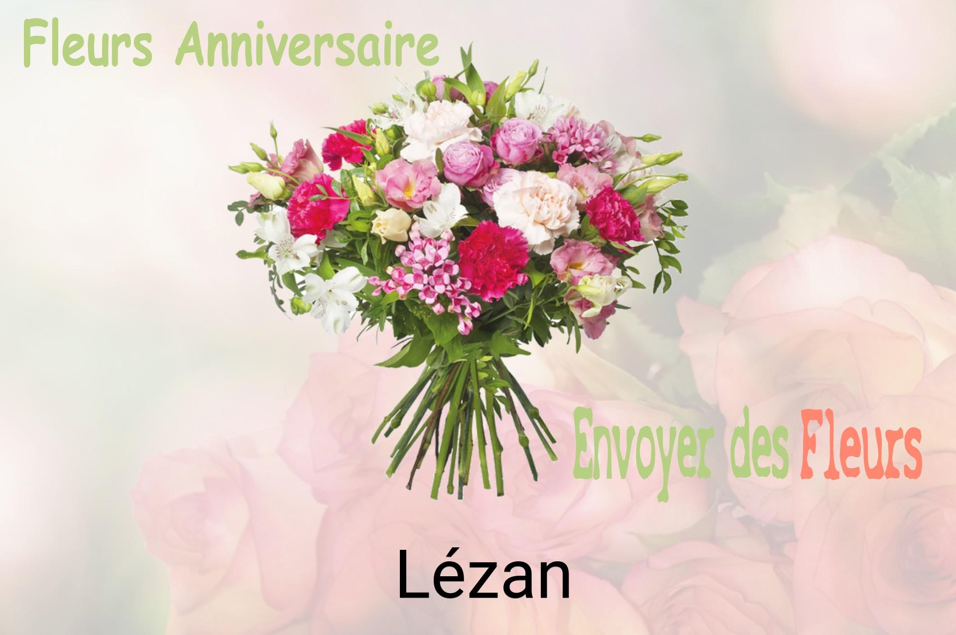 Bouquet de fleurs d’anniversaire livré à Lézan