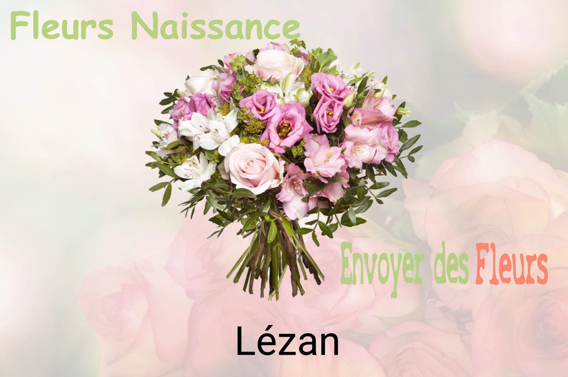 Bouquet de fleurs de naissance livré à Lézan